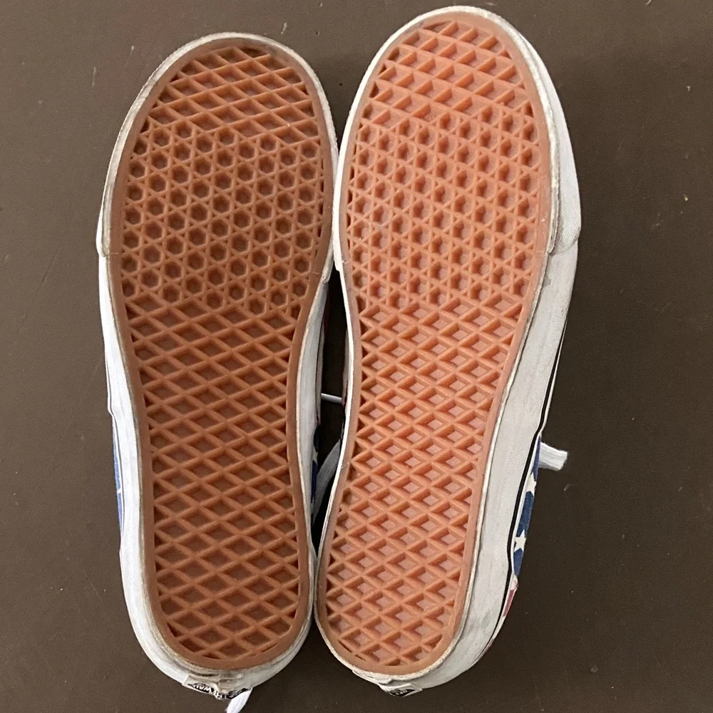 Vans Era Star Spangled Banner Red White and Blue Classics Men's 10.5 Women's 12 - Picture 4 of 8